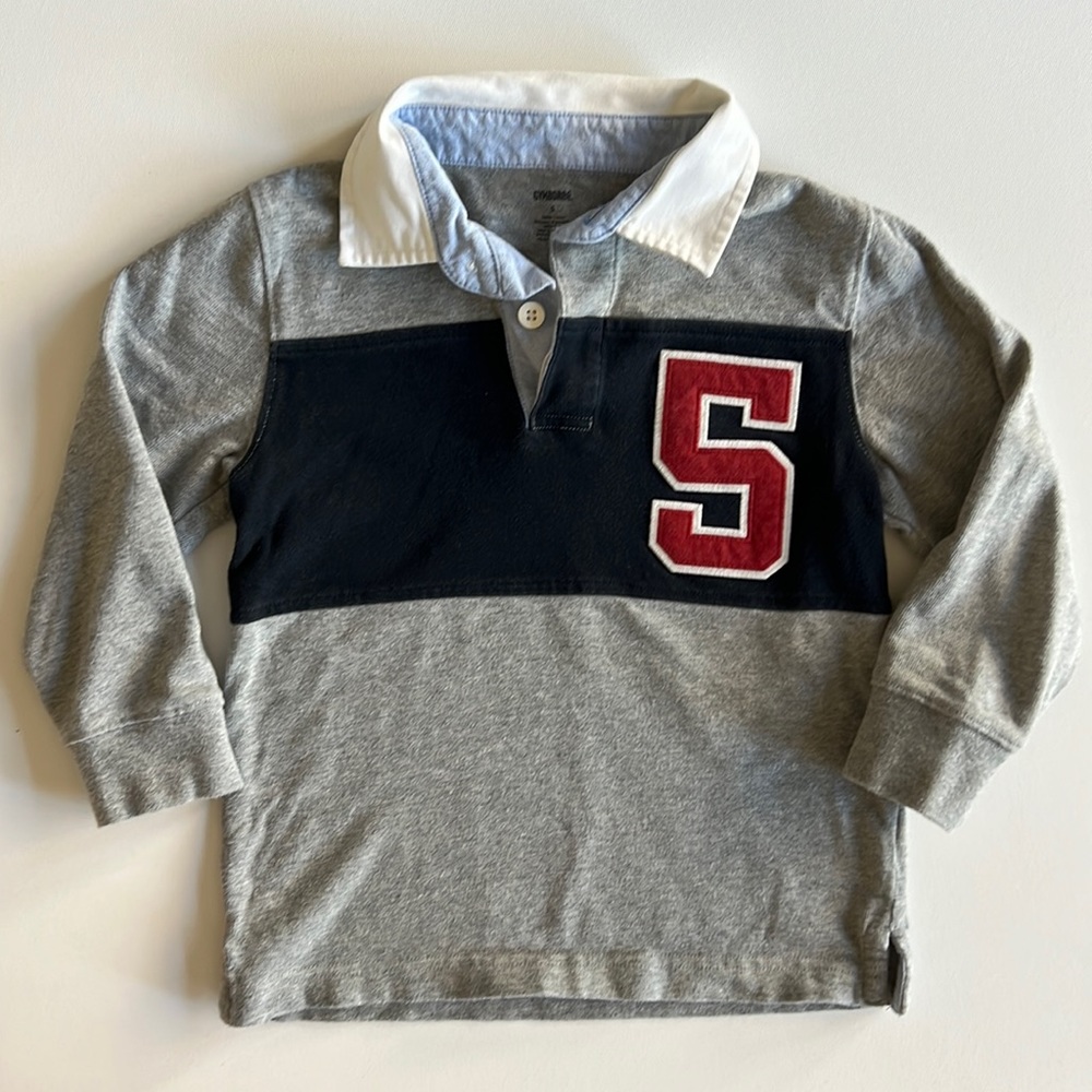 Gymboree rugby shirt size 5 EUC